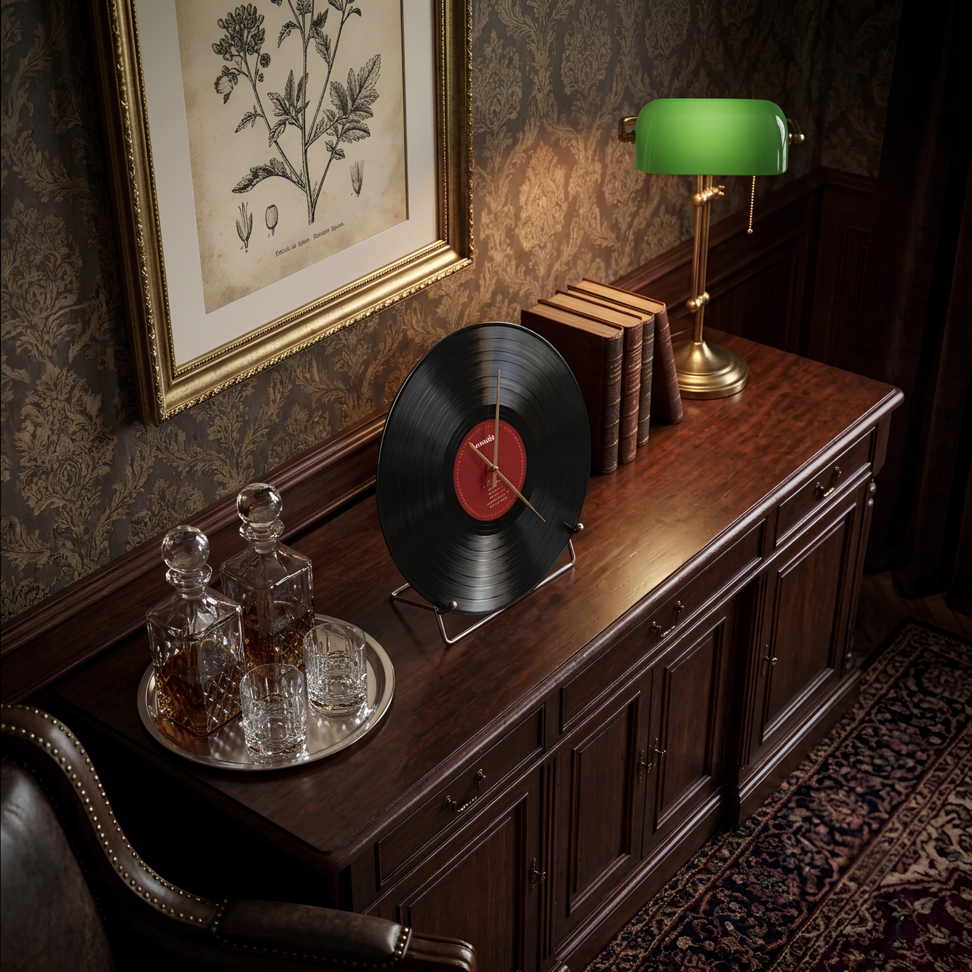 Vinyl Clock