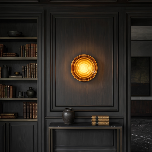 Amber Wave Wall Light