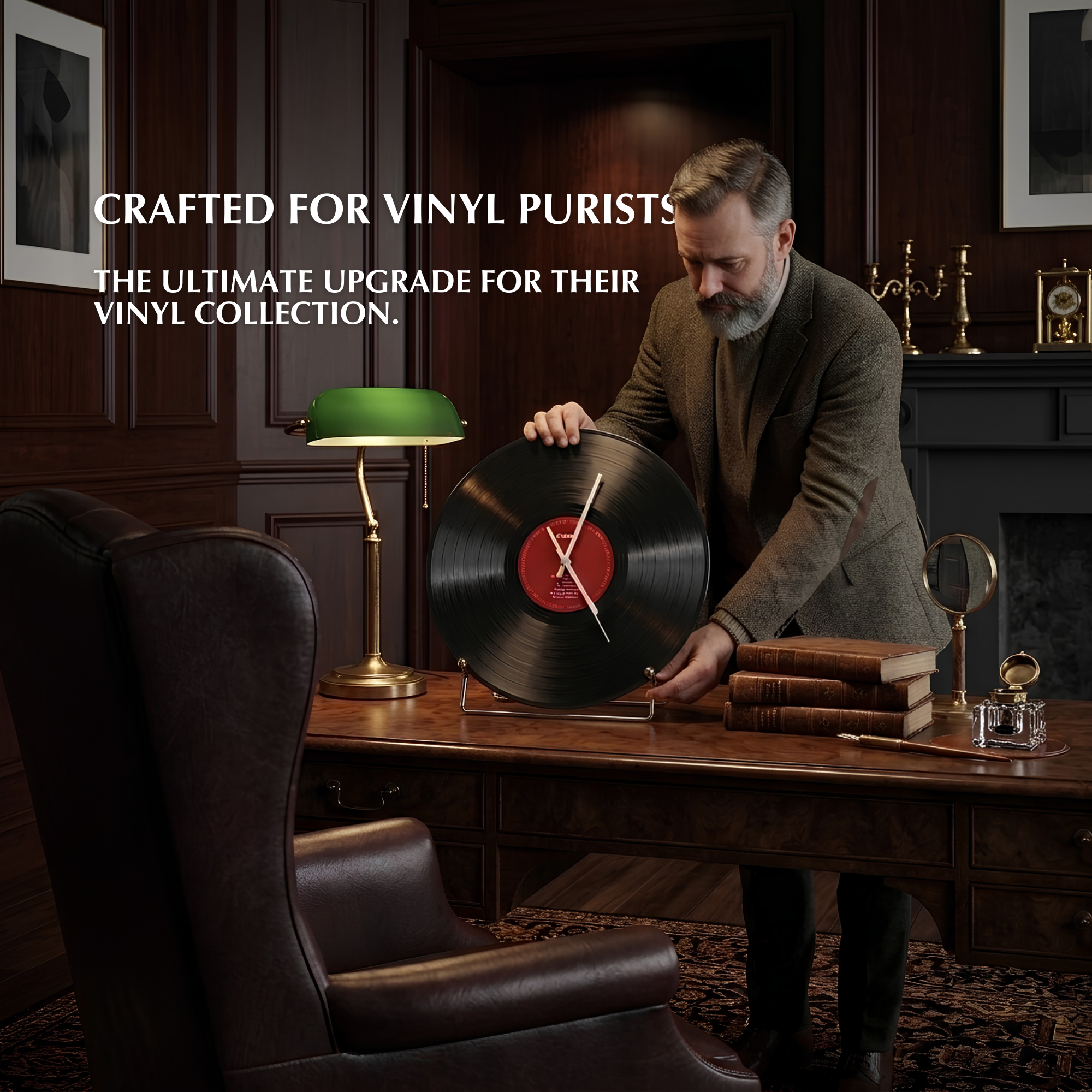 Vinyl Clock